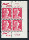 !!! 15 F MARIANNE DE MULLER BLOC DE 4 AVEC PUBS BIC CLIC ET COIN DATE NEUF * - Unused Stamps