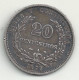 URUGUAY - 20 Centesimo - 1877 - TB/TTB - Uruguay