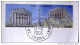 FRANCEVignette LISA Paris Athenes 2004 Ecopli 0,45 Double Sur Lettre Voyagé Cover - 1999-2009 Vignette Illustrate