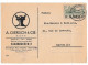 Sarre 12 F "Poste Centrale De Saarbrücken" (n°312) Sur Carte Postale Commerciale Pour Marseille-17 SEPTEMBRE 1954 - Lettres & Documents