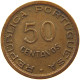 ANGOLA 50 CENTAVOS 1953  #s067 0075 - Angola