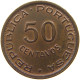 ANGOLA 50 CENTAVOS 1961  #a093 0475 - Angola