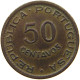 ANGOLA 50 CENTAVOS 1953  #a085 0725 - Angola