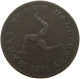 ISLE OF MAN HALFPENNY 1811 OFFICE DOUGLAS VERY RARE #t065 0093 - Île De  Man