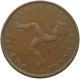 ISLE OF MAN HALFPENNY 1839 Victoria 1837-1901 #t065 0085 - Île De  Man