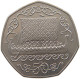 ISLE OF MAN 50 PENCE 1980 LONG BOAT #t005 0103 - Île De  Man