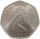 ISLE OF MAN 50 PENCE 1971 Elizabeth II. (1952-2022) #c006 0479 - Île De  Man