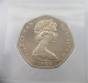 ISLE OF MAN 50 PENCE 1983 CHRISTMAS #alb043 0321 - Île De  Man