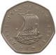 ISLE OF MAN 50 PENCE 1971  #alb032 0095 - Île De  Man