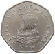 ISLE OF MAN 50 PENCE 1971 Elizabeth II. (1952-2022) #a013 0763 - Île De  Man