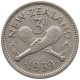 NEW ZEALAND 3 PENCE 1939 George VI. (1936-1952) #c004 0039 - New Zealand