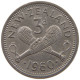 NEW ZEALAND 3 PENCE 1960 Elizabeth II. (1952-2022) #a071 0583 - Nieuw-Zeeland