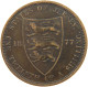 JERSEY 1/12 SHILLING 1877 Victoria 1837-1901 #a091 1049 - Jersey