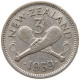 NEW ZEALAND 3 PENCE 1939 George VI. (1936-1952) #s049 0755 - New Zealand