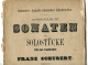 Partition Sonaten Und Solostücke Für Daspianoforte Von Franz Schubert Bearbeitet Von Franz Liszt 1870 - S-U