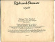 Partition Der Rosenkavalier Kömödie Für Von Hugo Von Hofmansthal  Richard Strauss 1911 - S-U