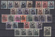 Action !! SALE 50%  Turkey 1951-1957 ⁕ RESMI Ovpt. On Ismet Inonu / Official - Dienstmarken ⁕ 32 Different / Used & MNH - Dienstzegels