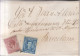 Año 1876 Edifil 175-188 Alfonso XII Carta De Perelada Juan Barbosa - Storia Postale
