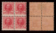 DENMARK.1907-12.SCOTT.73.Frederik VIII.block 4.10o.MNH-MH. - Ongebruikt