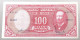 CHILE 100 PESOS 1961  #alb049 1303 - Chile