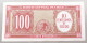 CHILE 100 PESOS 1961  #alb049 1303 - Chile