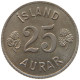 ICELAND 25 AURAR 1967  #s065 0765 - Island