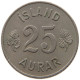 ICELAND 25 AURAR 1954  #s066 0159 - Iceland