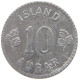 ICELAND 10 AURAR 1970  #s055 0871 - Iceland