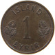 ICELAND EYRIR 1958  #c084 0435 - IJsland