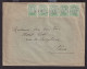 DDFF 034 -- Enveloppe TP Albert 5 X 5 C - 4 X Griffe De Fortune SIVRY Vers PARIS - SPECTACULAIRE - Fortune Cancels (1919)