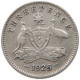 AUSTRALIA THREEPENCE 1925 George V. (1910-1936) #a034 0205 - Threepence