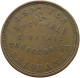 AUSTRALIA PENNY TOKEN 1864 Victoria (1837-1901) BRISBANE 1864 COUNTERSTAMPS #t059 0169 - Penny