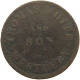 AUSTRALIA PENNY 1855 TASMANIA THOMAS WHITE WESTBURY #c054 0253 - Penny