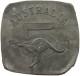 AUSTRALIA MEDAL 1921 AUSTRALIA LEAD UNIFACE MEDAL 5 1921 KANGAROO #t084 0117 - Ohne Zuordnung