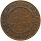 AUSTRALIA HALFPENNY 1938 George VI. (1936-1952) #a084 0433 - ½ Penny