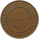 AUSTRALIA HALFPENNY 1934 George V. (1910-1936) #a066 0221 - ½ Penny