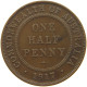 AUSTRALIA HALFPENNY 1917 George V. (1910-1936) #a066 0209 - ½ Penny