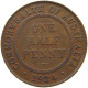 AUSTRALIA HALFPENNY 1924 George V. (1910-1936) #a066 0195 - ½ Penny