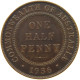 AUSTRALIA HALFPENNY 1936 George V. (1910-1936) #a057 0753 - ½ Penny