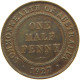 AUSTRALIA HALFPENNY 1927 George V. (1910-1936) #a057 0749 - ½ Penny