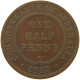 AUSTRALIA HALFPENNY 1917 George V. (1910-1936) #a032 0035 - ½ Penny