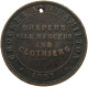 AUSTRALIA HALF PENNY TOKEN 1857 Victoria (1837-1901) CROCKER HAMILTON #t059 0199 - ½ Penny