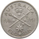 AUSTRALIA FLORIN 1951 George VI. (1936-1952) #c049 0041 - Florin