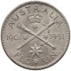 AUSTRALIA FLORIN 1951 George VI. (1936-1952) #c017 0621 - Florin