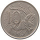 AUSTRALIA 10 CENTS 1966 Elisabeth II. (1952-) #c072 0701 - 10 Cents