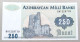 AZERBAIJAN 250 MANAT 1993  #alb051 0413 - Aserbaidschan