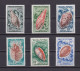 WALLIS ET FUTUNA 1962 TIMBRE N°162/67 NEUF AVEC CHARNIERE COQUILLAGES - Ongebruikt