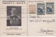 1916 BULGARIA SMALL LION OVERPRINT POSTCARD TO GERMANY. - Lettres & Documents