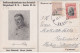 1916 BULGARIA SMALL LION OVERPRINT POSTCARD TO GERMANY. - Covers & Documents