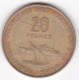 Territoire Français Des Afars Et Des Issas 20 Francs 1968 , En Cupro Alu Nickel, Lec# 64 - Gibuti